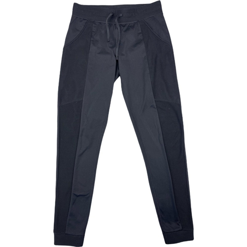 ✅ FABLETICS Black Joggers with Mesh side Panel Women's Size S